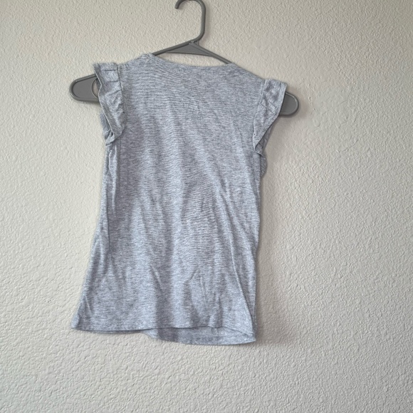 Disney Minnie Mouse Sequins Girls T-Shirt, Gray with Pink and Purple - Picture 2 of 3